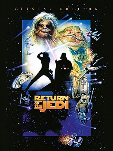 Star Wars Episode 4 of The Jedi Canvas Print, Multi-Colour, 60 x 80 cm