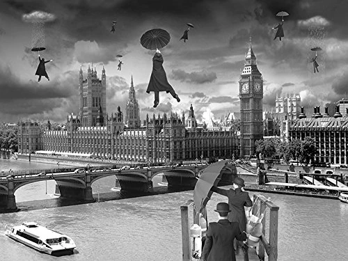 Thomas Barbey Blown Away 60x80cm Canvas Print, Multi-Colour