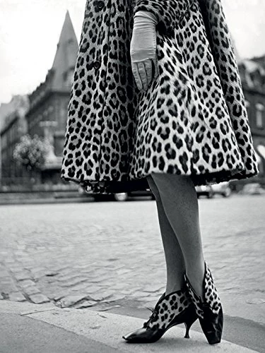 Time Life "Dior Leopard Print Canvas Print, Multi-Colour, 60 x 80 cm