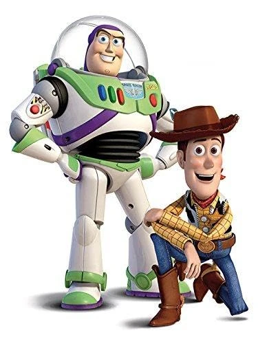 Disney Toy Story Buzz and Woody Canvas Print, Multi-Colour, 60 x 80 cm