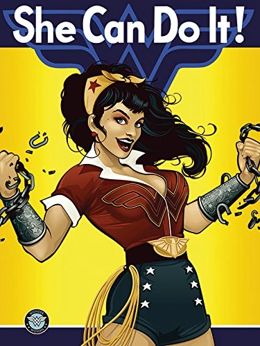 DC Comics Wonder Woman 60 X 80 cm "She Can Do It" Canvas Print