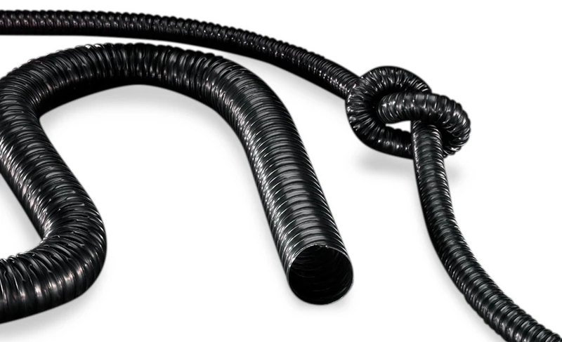 NORRES 32200501003-0000001000 PROTAPE PE 322 EC Hose, Black, 10m