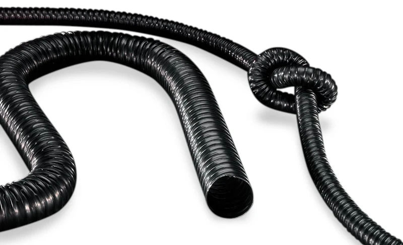 NORRES 32200601003-0000001000 PROTAPE PE 322 EC Hose, Black, 10m