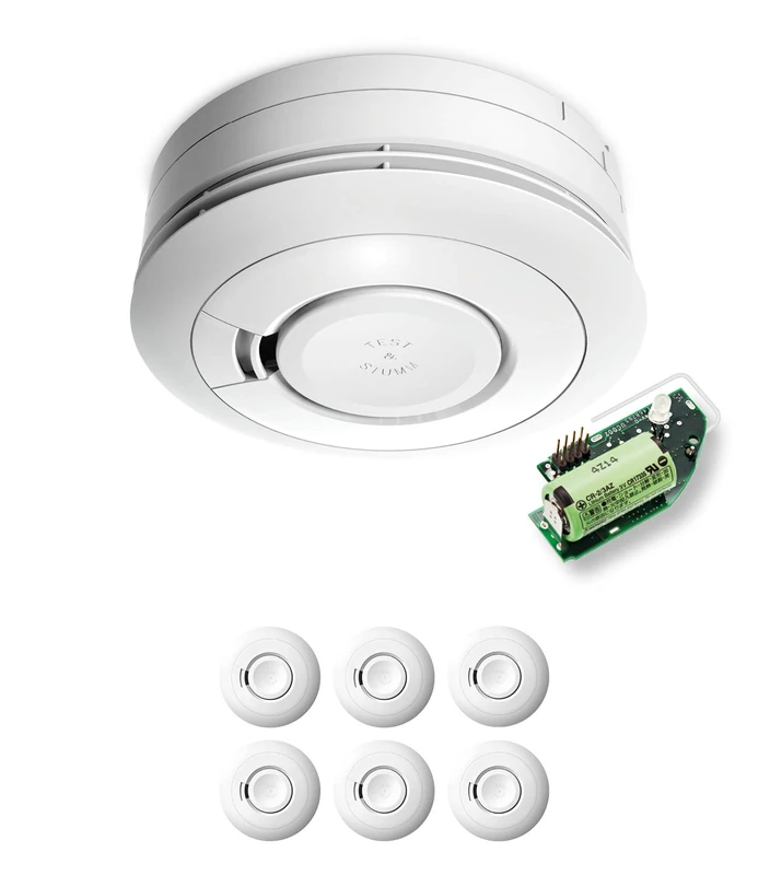 Ei Electronics Ei650RF 10-year wireless smoke detector, 6 pieces