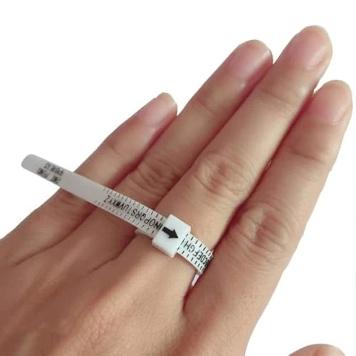 UK Ring Sizer ~ Use For Measuring UK Finger Ring Sizes A-Z ~ Reusable