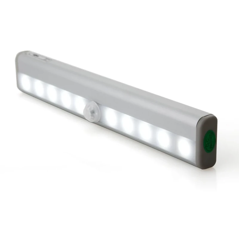 Zogin® 10 LED PIR IR Wardrobe Infrared Induction Lamps Auto Shaking Vibration Sensor LED Light