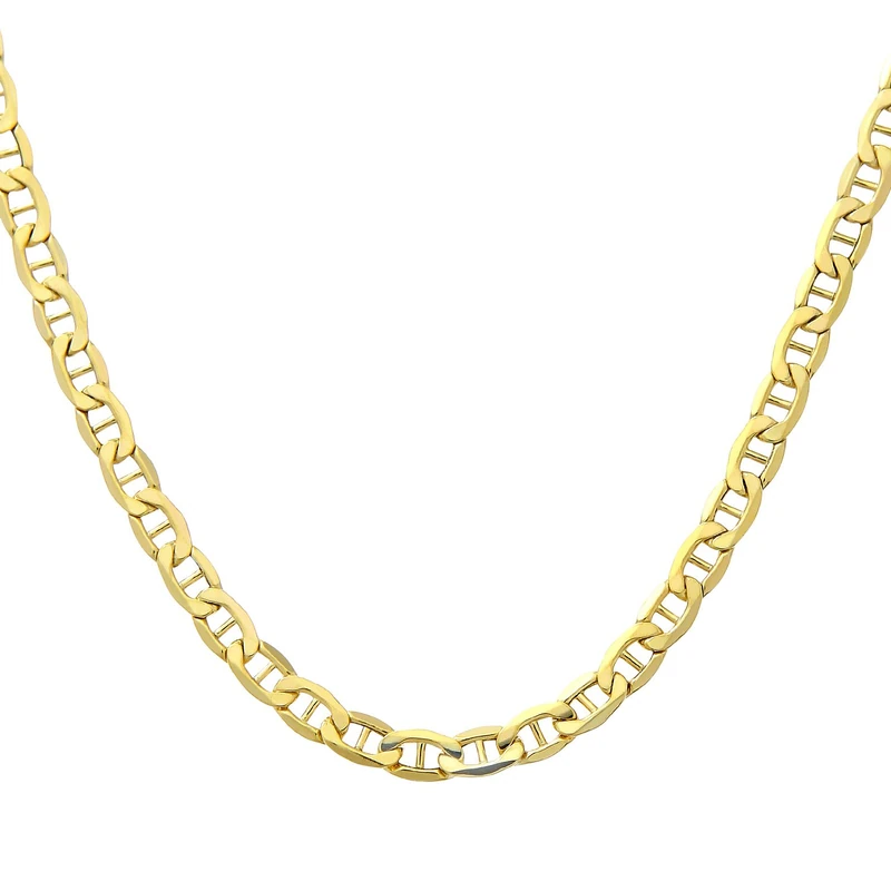 Citerna 16 inch/41 cm Length and 0.3 cm Width Fine Anchor 9 ct Yellow Gold Chain Necklace