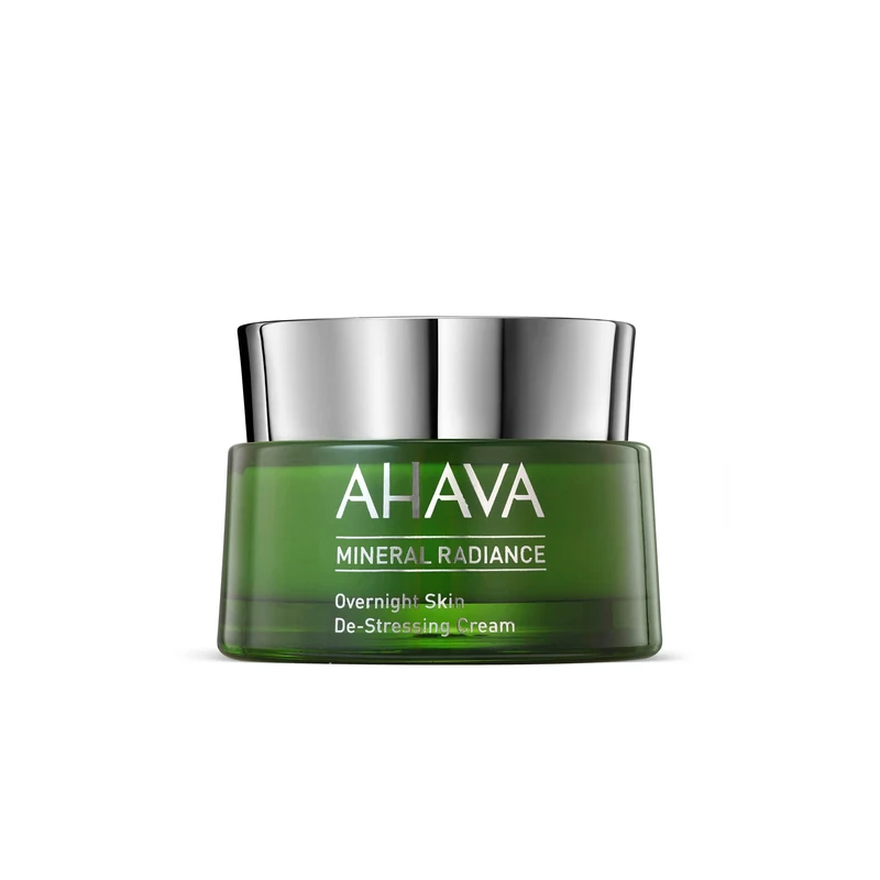 AHAVA Mineral Radiance Overnight De-Stressing Cream - Wake Up to Youthful, Radiant Skin - 50ml