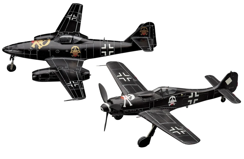 Hasegawa 064727 1/72 Black Knight of Berlin, FW190D9 + MW262A1a Plastic Model Kit