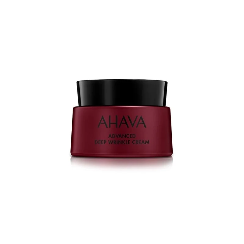Ahava Advanced Deep Wrinkle Cream - Anti-Aging Moisturizer for Smooth, Youthful Skin (50ml)