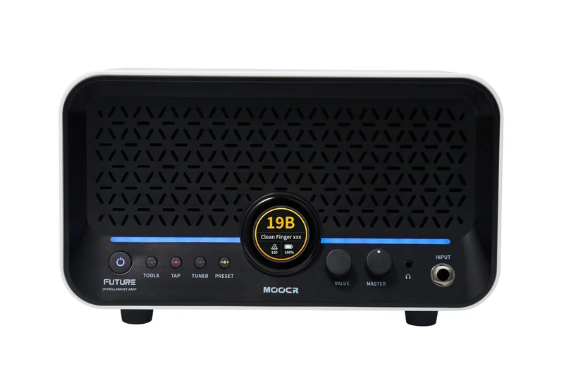 Mooer F15i Li - Multi-Effects & Modelling Guitar Combo, 15 Watt, with Battery - Snowfall White