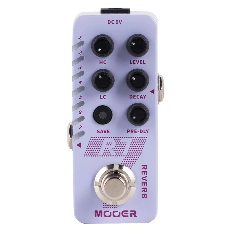 MOOER R7 REVERB PEDAL