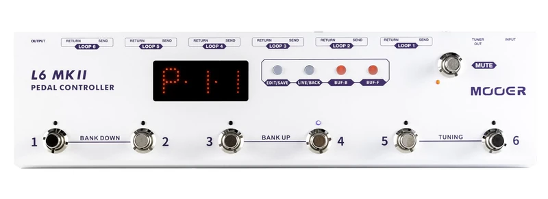 Mooer Effects L6 MKII Controladora inalambrica de guitarra