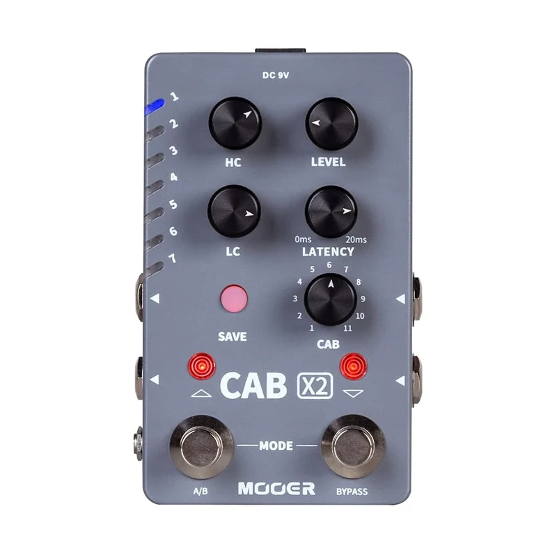 MOOER CAB X2 STEREO CAB SIMULATION PEDAL