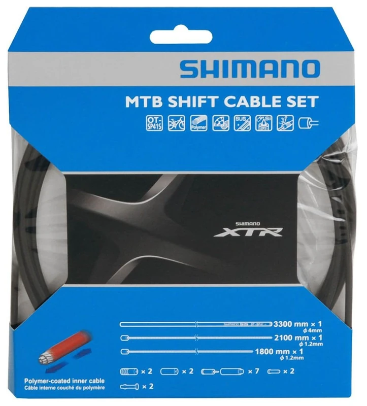 Shimano XTR Shift Cable Set MTB polymer coated 2018 Outer Brake Cable