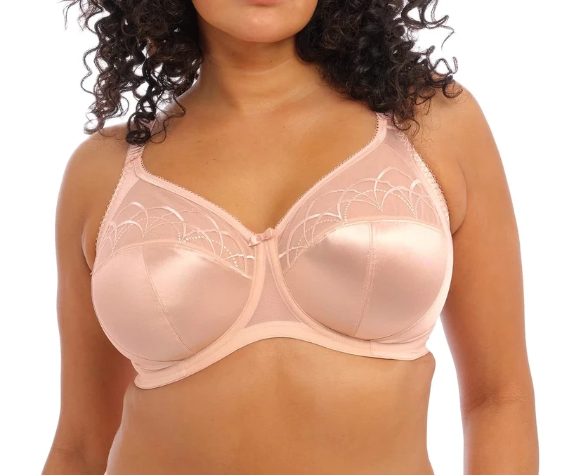 Elomi Women's Cate Underwire Full Cup Banded Bra Coverage,Latte,36FF
