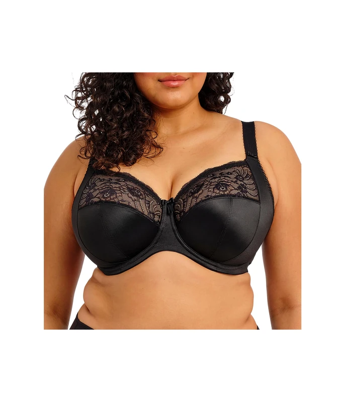 Elomi Women's Cate Soft Cup Bra, black, 42G