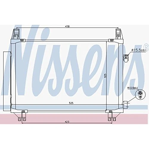 NISSENS 940271 CONDENSER, AIR CONDITIONING