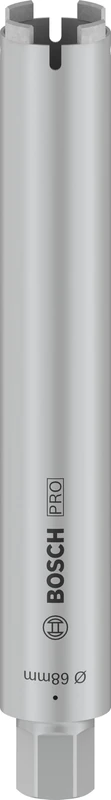 Bosch 2608601406 Diamond Dry Core Drill, 0 V, Silver, 68 x 400 mm