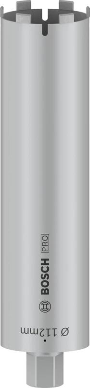 Bosch 2608601409 Diamond Dry Core Drill, 0 V, Silver, 112 x 400 mm