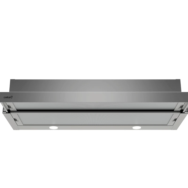 Cata - TF 2003 Model Duralum 70 Cooker Hood with 2 Extraction Levels, Mechanical Control Panel, Stainless Steel Finish