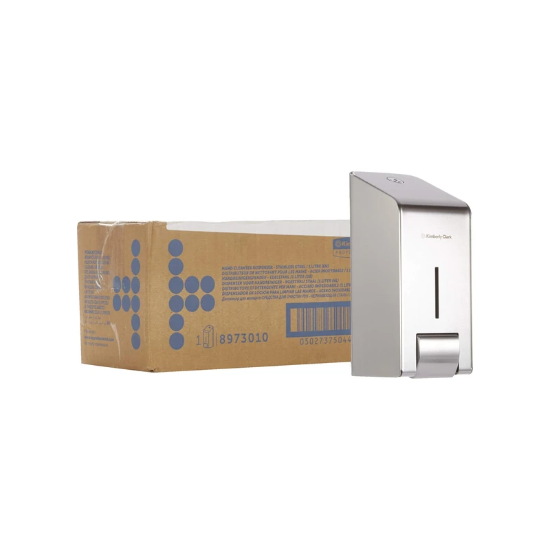 Kimberly-Clark Professional, 8973, Hand Cleanser Dispenser, 1 Ltr, Stainless Steel, 1 x 1 Dispenser