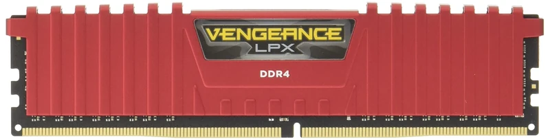 Corsair CMK8GX4M2B3000C15R Vengeance LPX 8GB (2x4GB) DDR4 3000Mhz CL15 XMP 2.0 High Performance Desktop Memory Kit, Red