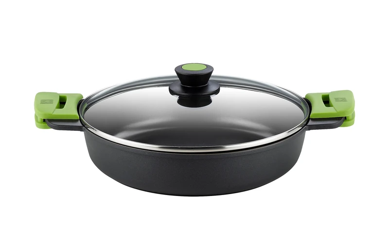 Braisogona Prior Low Casserole Dish, Black.All Cookers Including Induction.