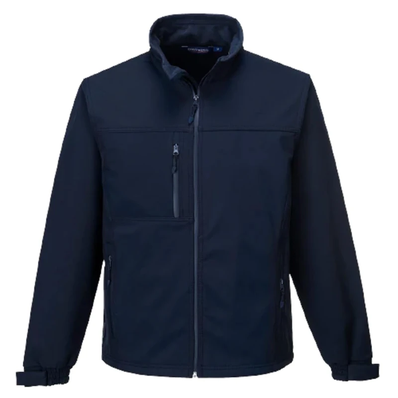 Portwest TK50 Water Resistant Windproof Softshell Jacket (3L) Navy, X-Small
