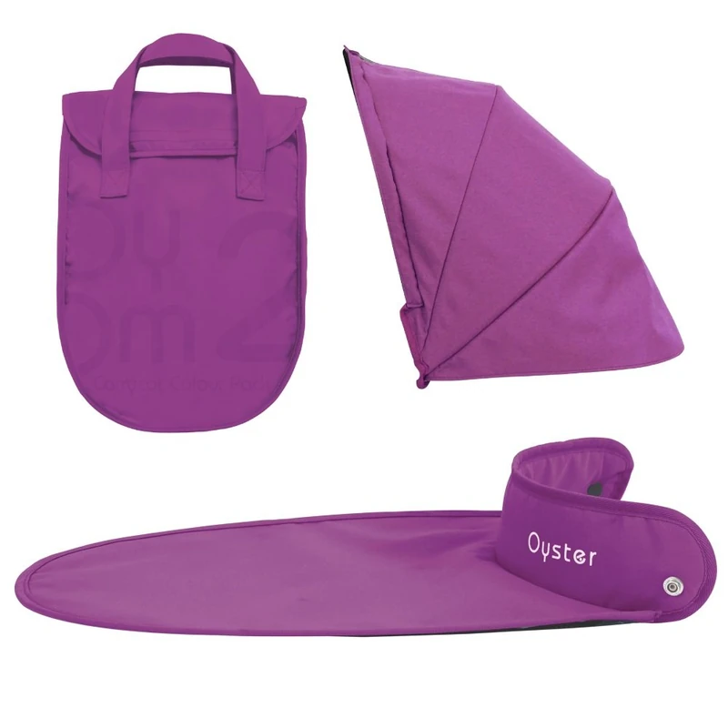 Oyster MaxGem Carrycot (Grape, Pack of 2)