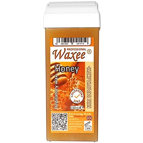 Roll on wax cartridge 100ml roller Natural HONEY- WAXEE (1 x 100ml roll-on wax cartridge)