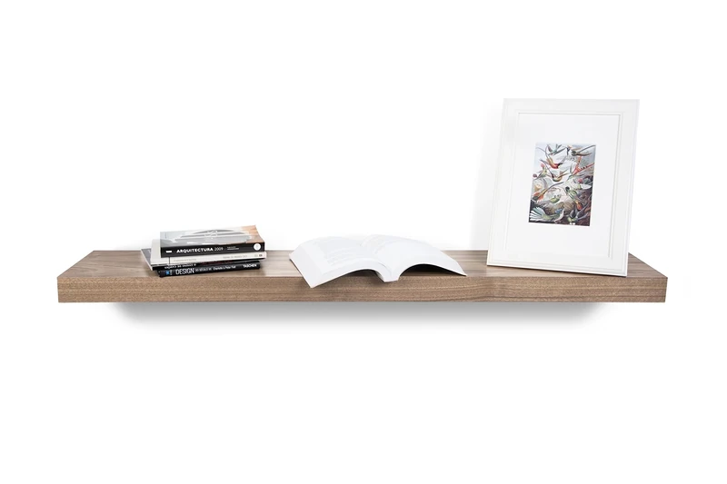 TemaHome Balda Shelf 120, Wood, Walnut (Veneer), 120x22x5 cm