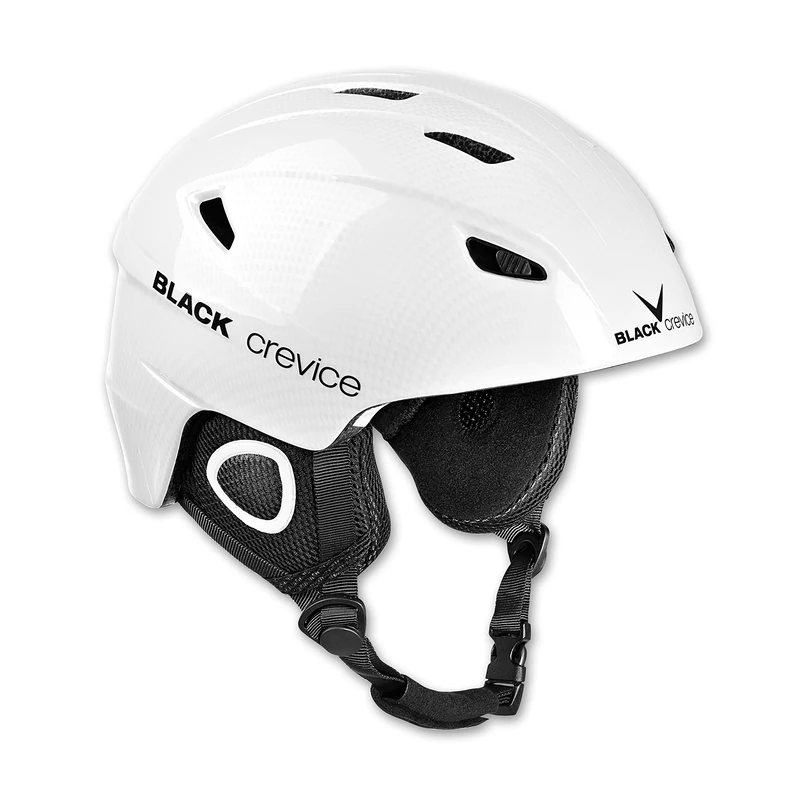 Black Crevice Kitzbühel Ski Helmet White weiß carbon Size:S