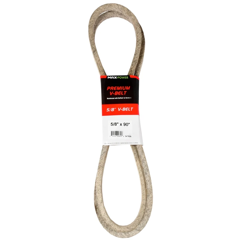 Maxpower 347635 Premium Belt Reinforced with Kevlar Fiber Cords, 5/8" x 90"