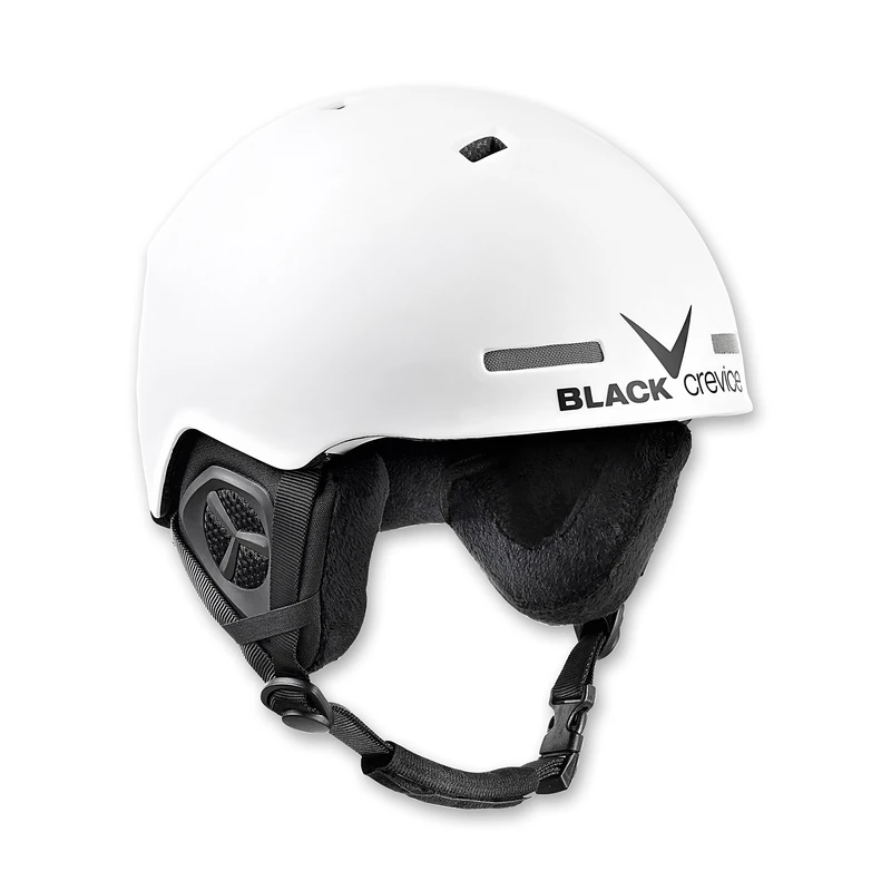 Black Crevice Aspen Ski Helmet white white Size:S/M