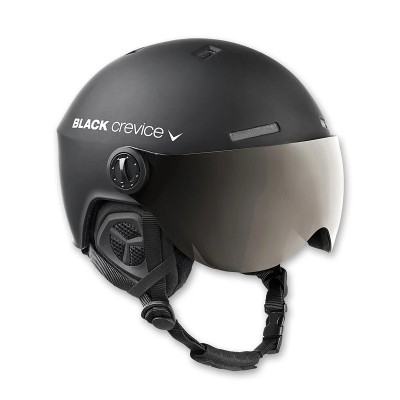 Black Crevice Gstaad Ski Helmet black S/M