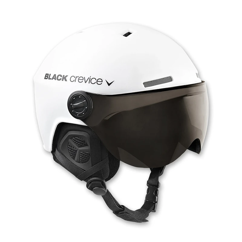 Black Crevice Arlberg Ski Helmet white white Size:M/L