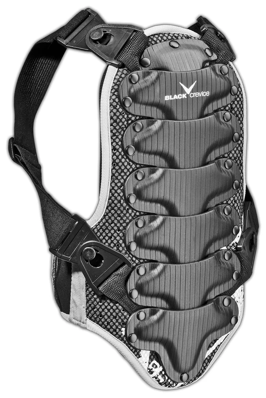 Black Crevice Back Protector, unisex_child, Black, 10 Years (140 cm)