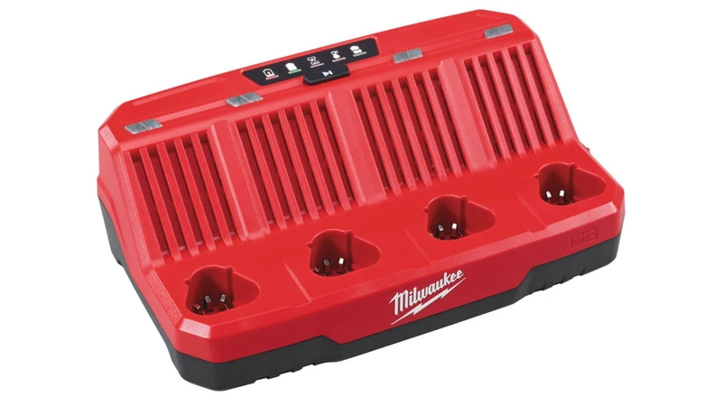 Sistema M12 - Carga en 30/60 min. - Li-Ion y RED Lithium-Ion 4 Puertos secuenciales