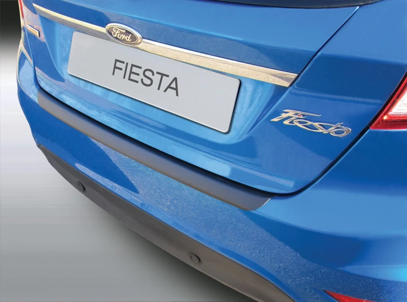 RGM ABS Rear Bumper Protector Compatible with Ford Fiësta MK7 3/5 Door 10/2008-6/2017 Silver