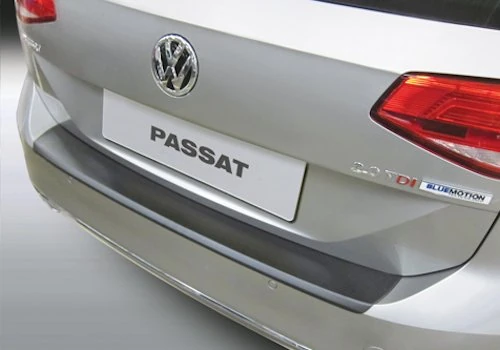 ABS Rear Bumper Protector Compatible with Volkswagen Passat 3G Variant 2014-2019 Silver