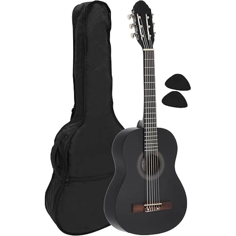 Juan Miguel Navarrez concert guitar - classical guitar - 1/2 black - incl. bag