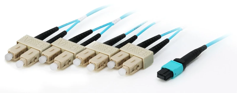 Equip Trunk Fibre-Optic Patch Cable MTP/SC 50/125mμ 10.00 m Multimode OM4 M/M Turquoise Polybag