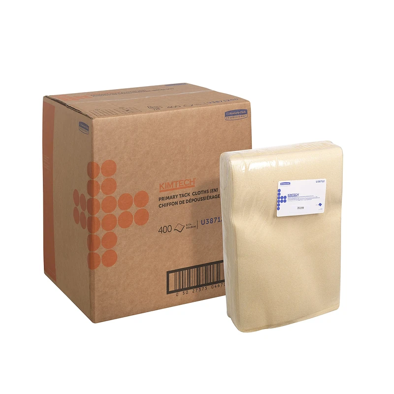 Kimtech Auto Primary Tack Cloth, 38712, 4 sheets per pack (box contains 100 packs)