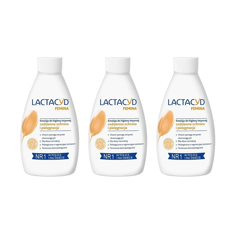 Lactacyd Femina Daily Protective Wash 200ml x 3 Packs