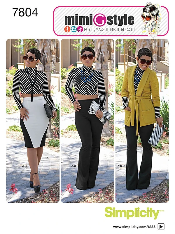 Simplicity 7804. H5 Combination Sewing Pattern