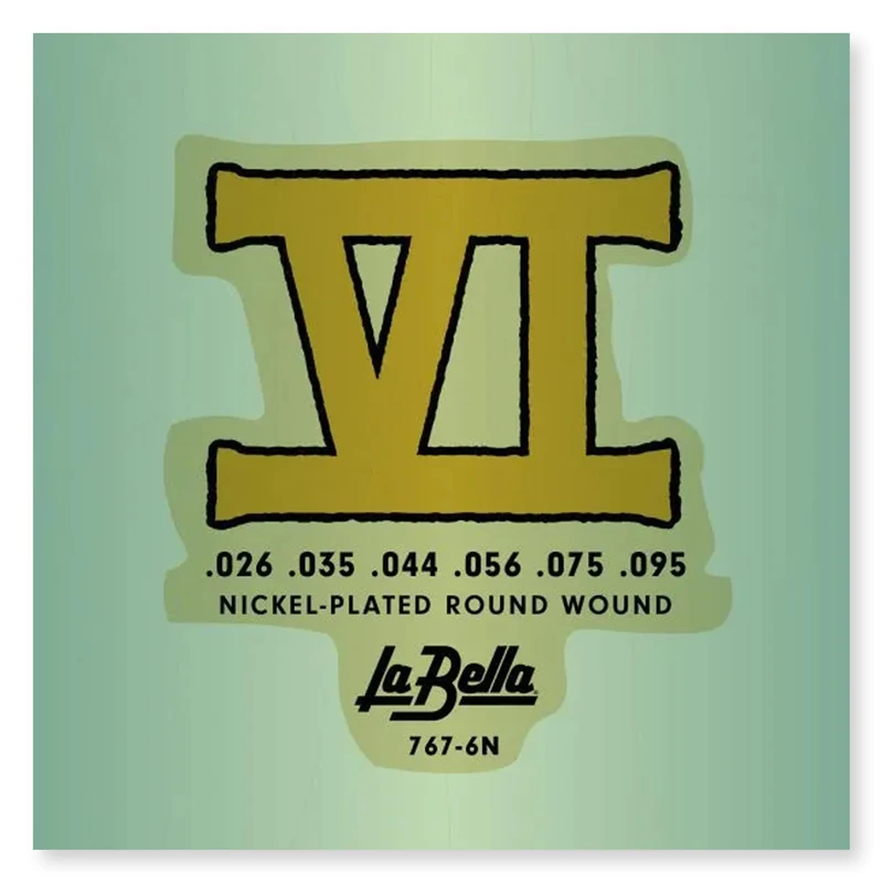La Bella 767-6N Bass VI nickel roundwound 026/095