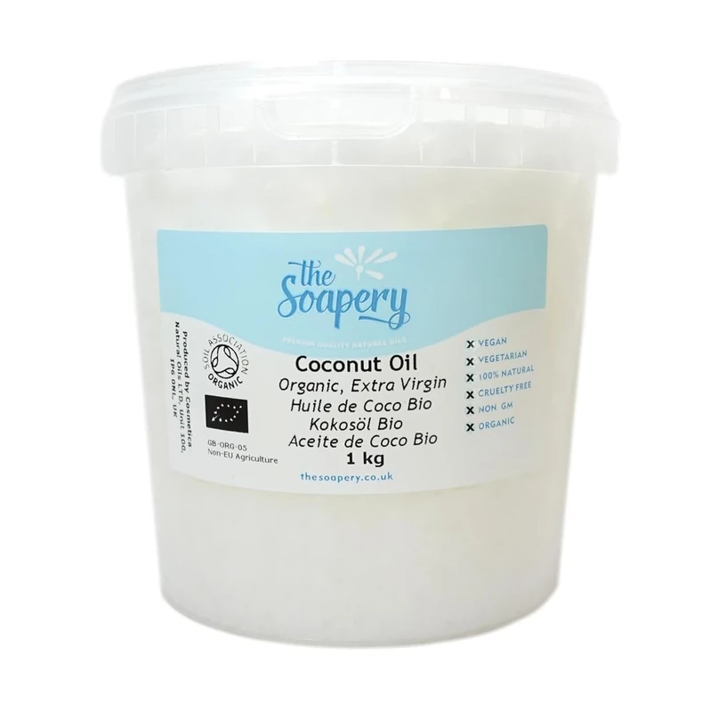 Extra Virgin Coconut Oil 1kg, Pure, Raw, Certified Organic, Cold pressed