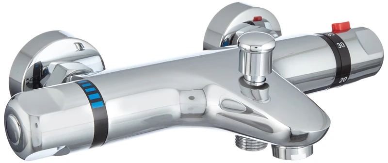 DP Bath Extremadura – Thermostatic bathtub tap, silver