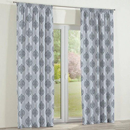 FRANC-TEXTIL Curtains, Fabric, Grey, 130 x 310 cm